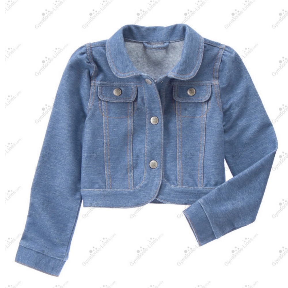 EUC Gymboree Girls “Stretch Denim Jacket” Sz 4T/5T